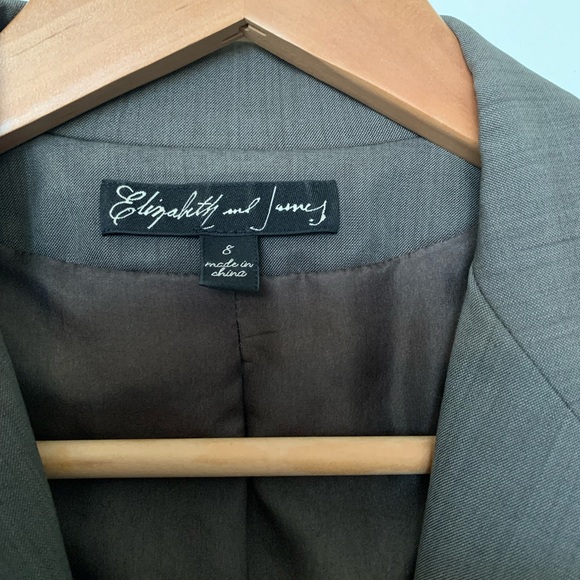 Beautiful greyish green military style blazer - Picture 5 of 5